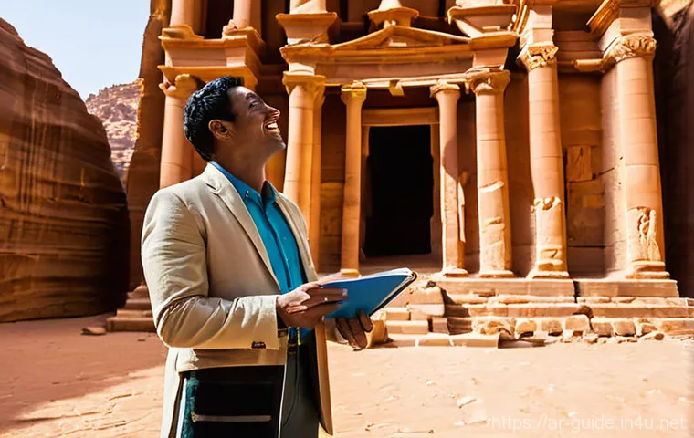 관광통역안내사 실기시험 준비 팁 - **Prompt 1: The Captivating Storyteller**
    "A vibrant and charismatic male tour guide in his late...