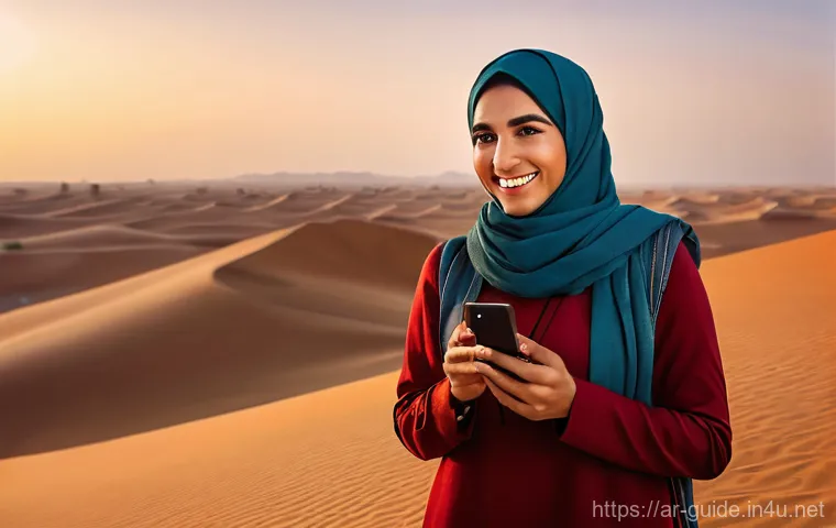 관광통역안내사로서 온라인 강의 활용법 - **Prompt:** A resourceful and professional male Arab tour guide, wearing a smart casual outfit suita...